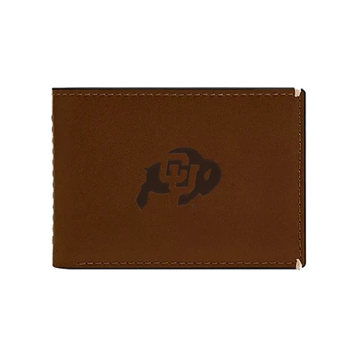 Fossil Colorado Buffaloes Westover Leather Front Pocket Wallet