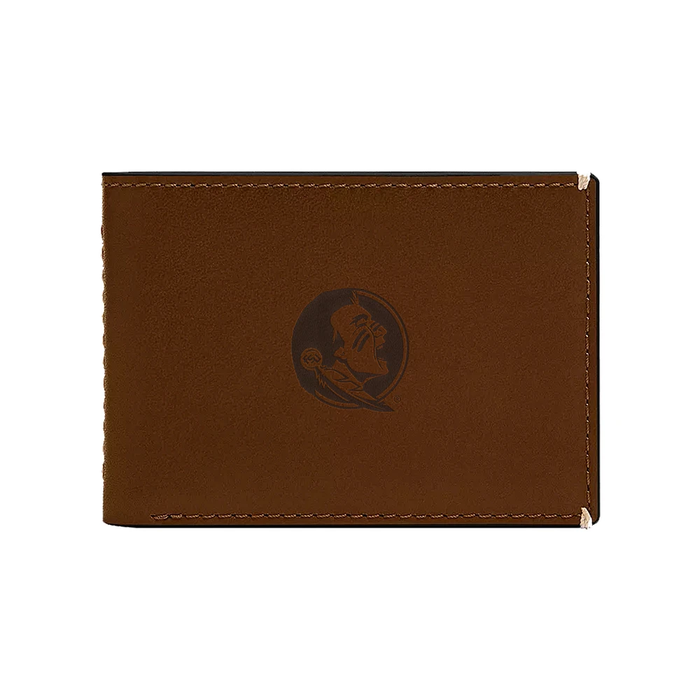 Fossil Florida State Seminoles Westover Leather Front Pocket Wallet