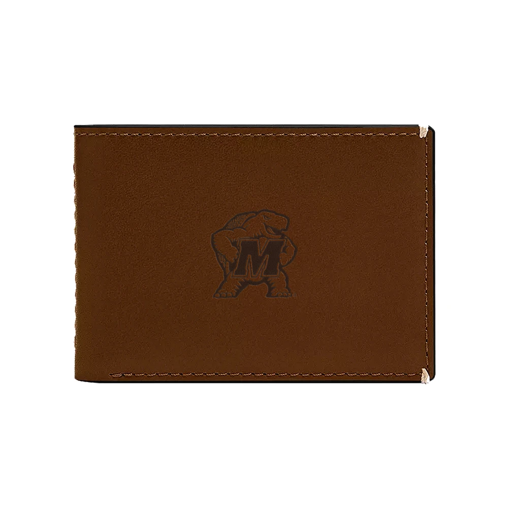 Fossil Maryland Terrapins Westover Leather Front Pocket Wallet