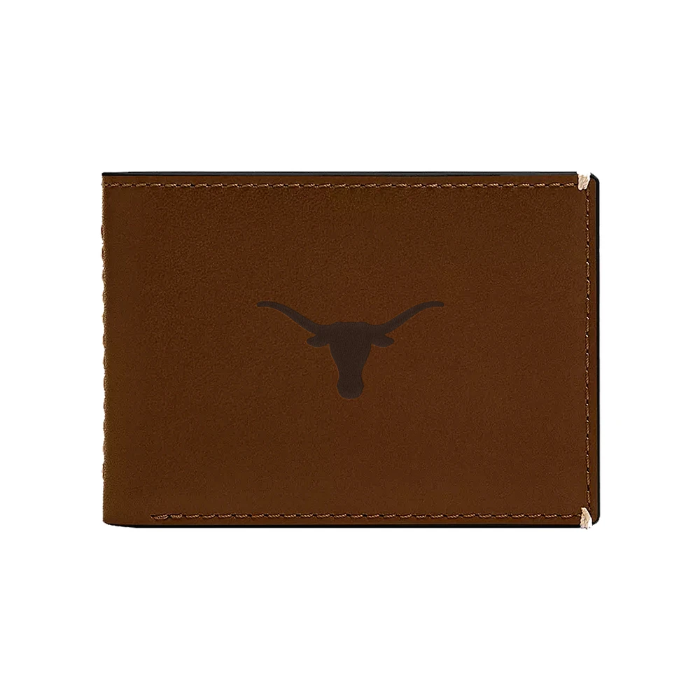 Fossil Texas Longhorns Westover Leather Front Pocket Wallet