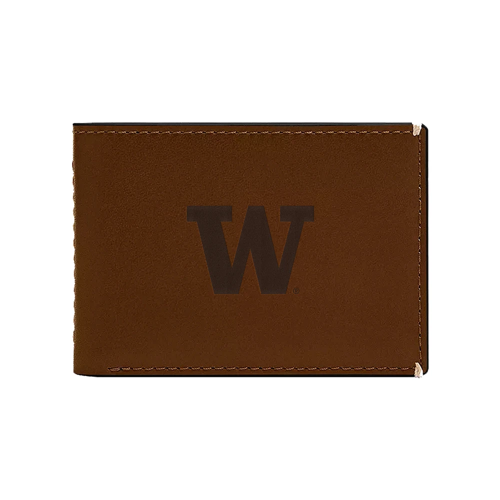 Fossil Washington Huskies Westover Leather Front Pocket Wallet