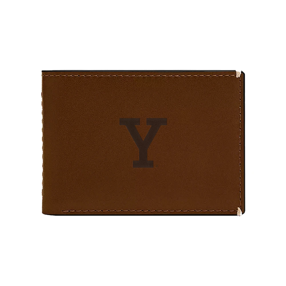 Fossil Yale Bulldogs Westover Leather Front Pocket Wallet