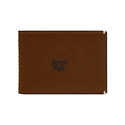 Fossil Kansas Jayhawks Westover Leather Front Pocket Wallet