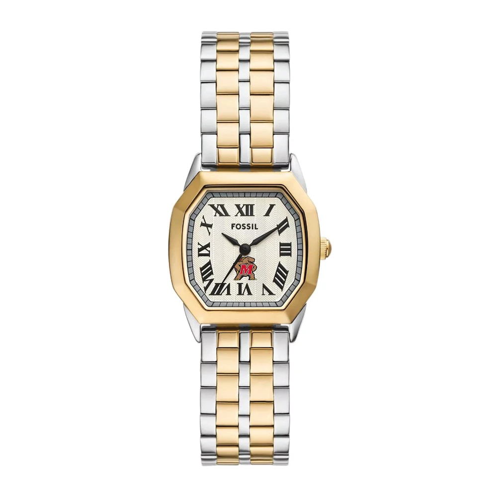 Fossil Maryland Terrapins Harlow Three-Hand Two-Tone Stainless Steel Watch