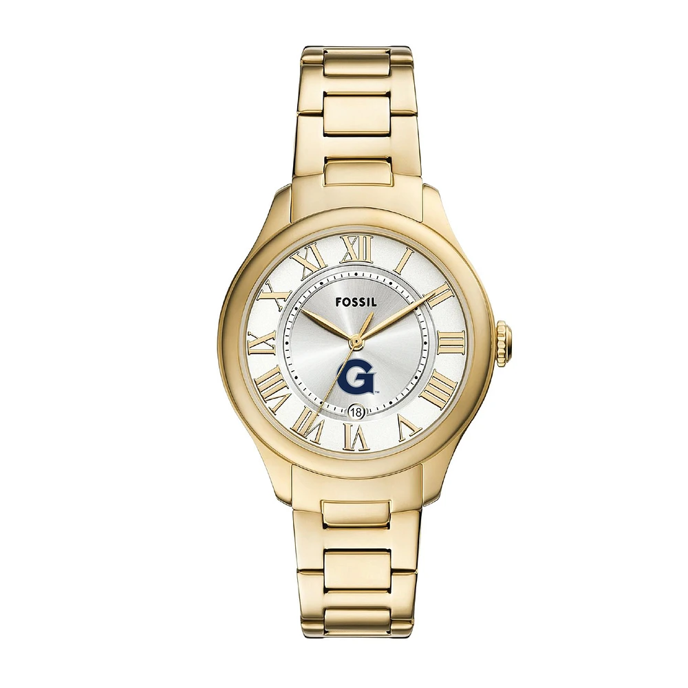 Fossil Georgetown Hoyas Gilmore Gold Stainless Steel Watch