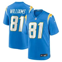 Men's Nike Mike Williams  Powder Blue Los Angeles Chargers Team Game Jersey
