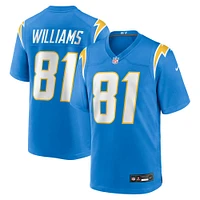 Men's Nike Mike Williams  Powder Blue Los Angeles Chargers Team Game Jersey