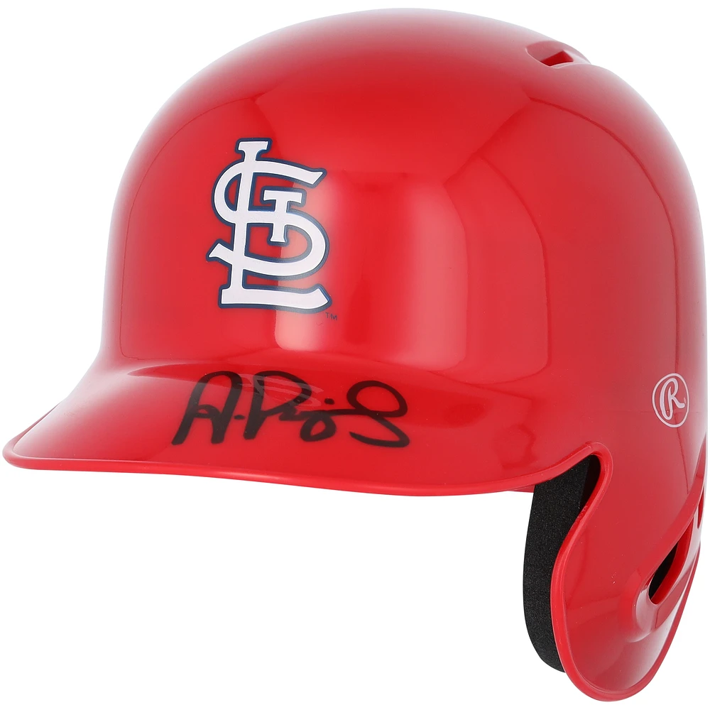 Albert Pujols St. Louis Cardinals Autographed Mini Batting Helmet