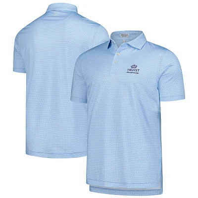 Men's Peter Millar Blue Truist Championship Vega Performance Jersey Polo