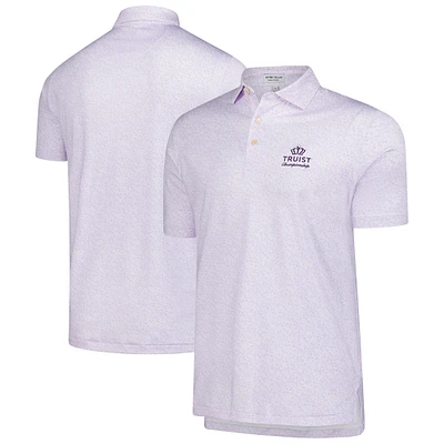 Men's Peter Millar Light Purple Truist Championship Getaway Performance Jersey Polo