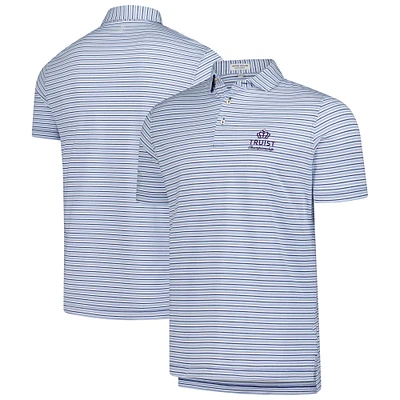 Men's Peter Millar Blue Truist Championship Avent Performance Jersey Polo