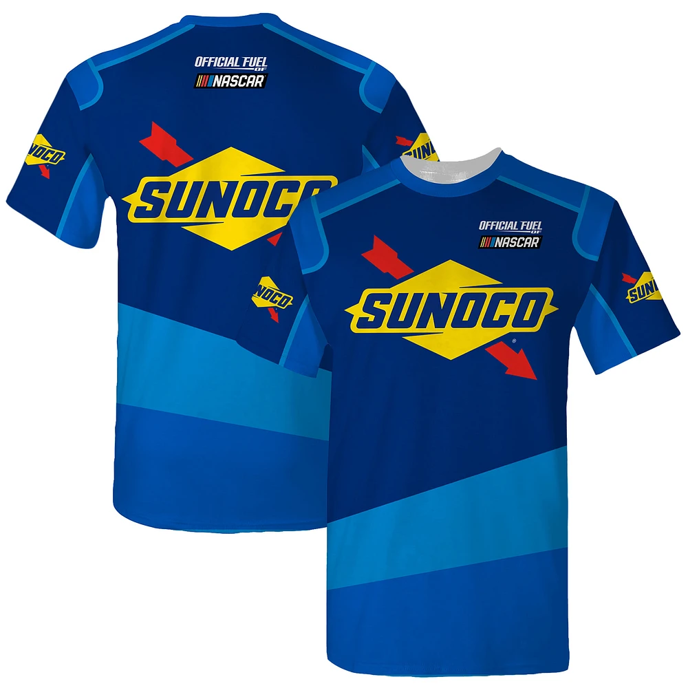 Men's Checkered Flag Sports Blue NASCAR Sunoco Legend Uniform T-Shirt