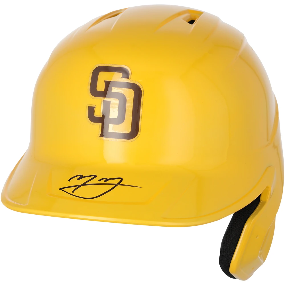 Manny Machado San Diego Padres Autographed Alternate Chrome Replica Batting Helmet
