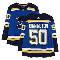 Jordan Binnington St. Louis Blues Autographed adidas Jersey