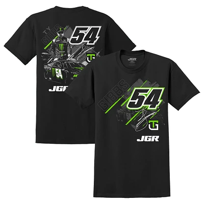 Men's Joe Gibbs Racing Team Collection Black Ty Monster Energy Car T-Shirt