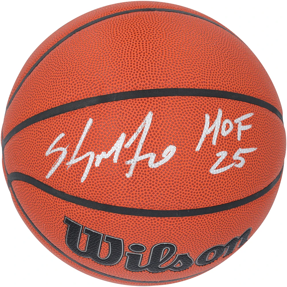 Carmelo Anthony Denver Nuggets Autographed Wilson Authentic Series Indoor/Outdoor Basketball with "HOF 25" Inscription