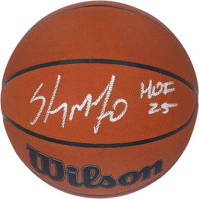 Carmelo Anthony Denver Nuggets Autographed Wilson Official Game Basketball with "HOF 25" Inscription