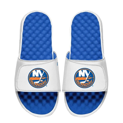 Unisex ISlide White New York Islanders Primary Logo Slide Sandals