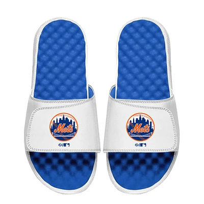 Unisex ISlide White New York Mets Primary Logo Slide Sandals