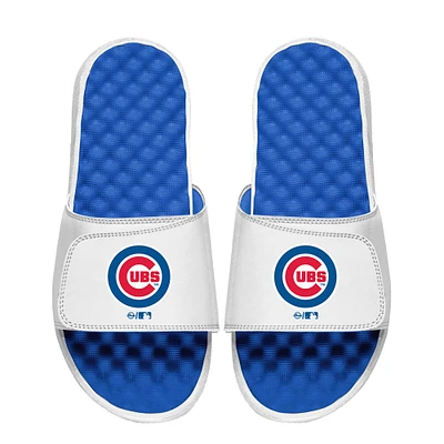 Unisex ISlide White Chicago Cubs Primary Logo Slide Sandals