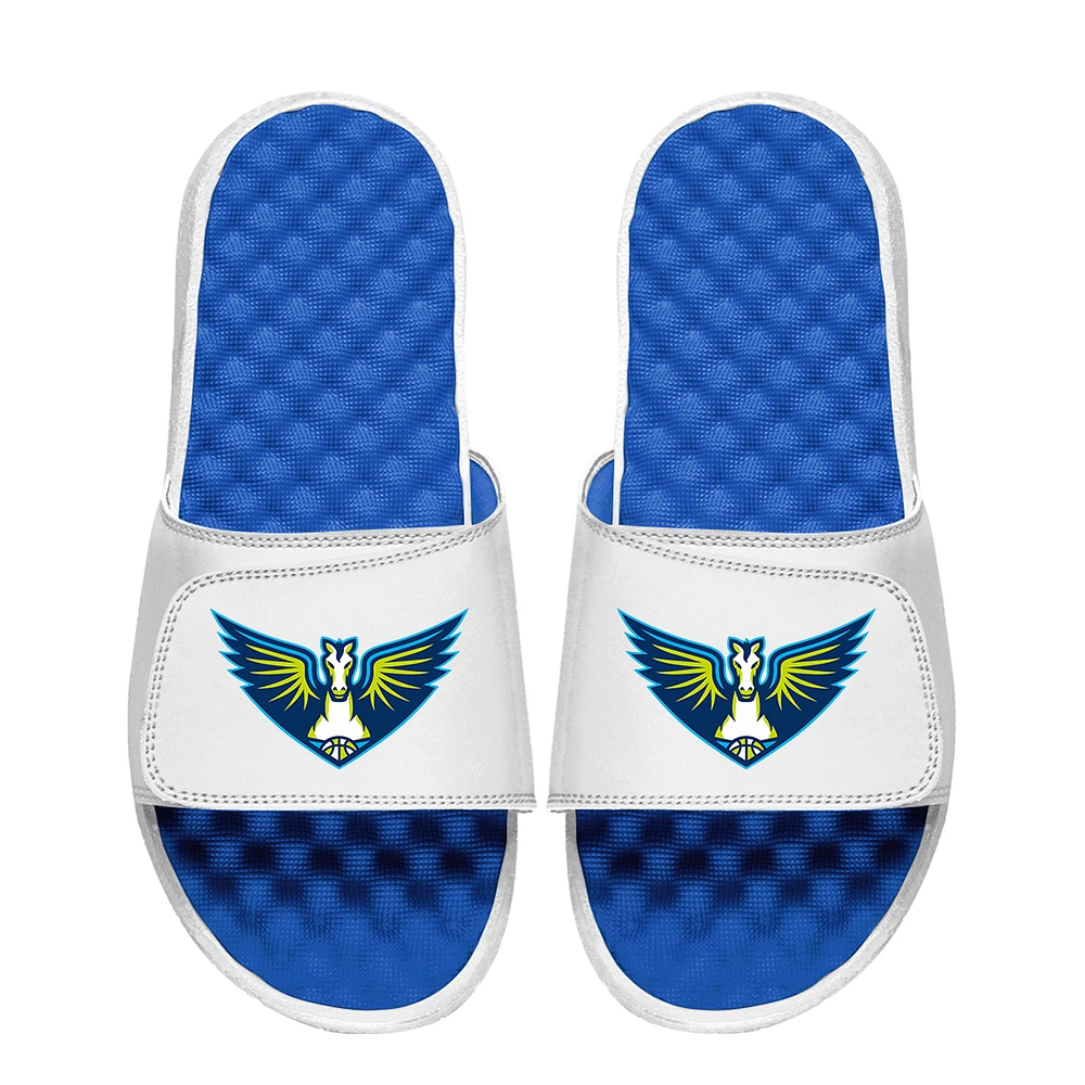 Unisex ISlide White Dallas Wings Primary Logo Slide Sandals