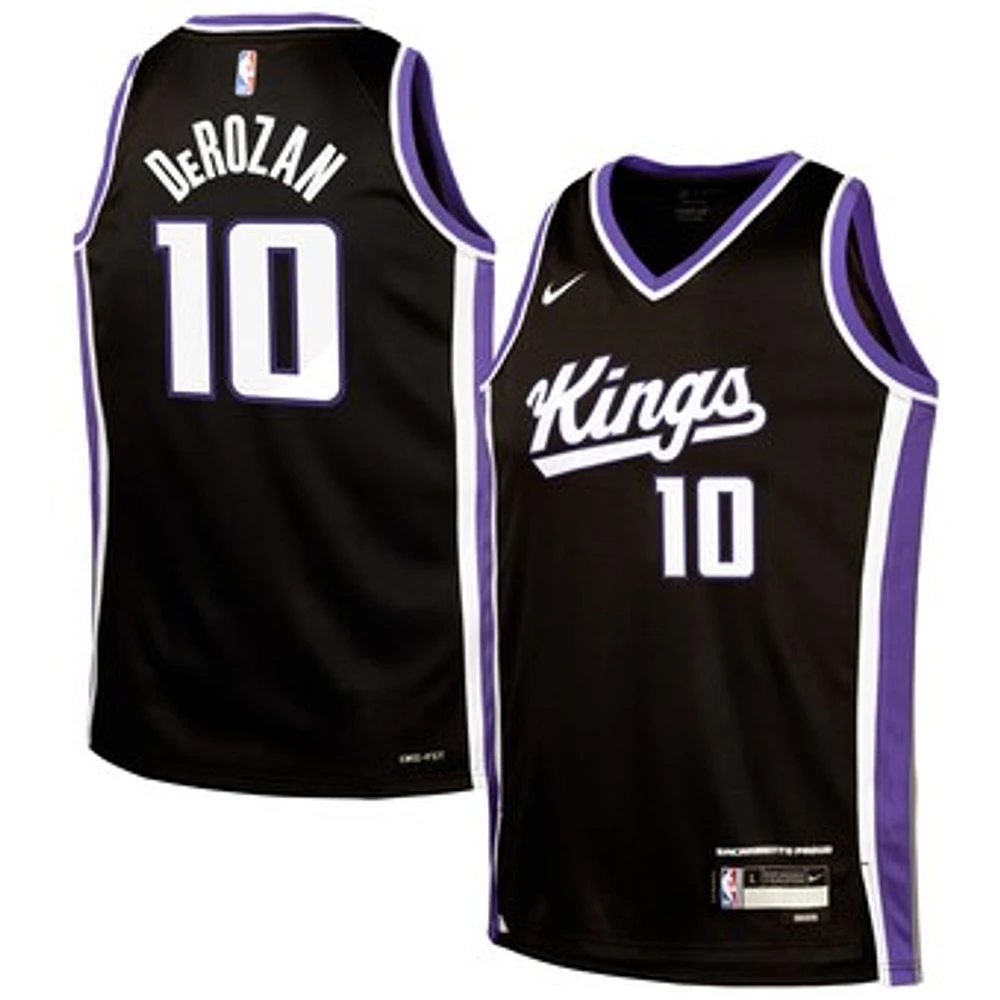 Youth Nike DeMar DeRozan Black Sacramento Kings Swingman Jersey - Icon Edition