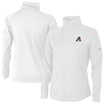 Women's Columbia White Arizona Diamondbacks Fairway Friends Full-Zip Jacket
