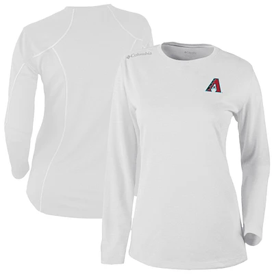 Women's Columbia White Arizona Diamondbacks Shotgun Long Sleeve T-Shirt