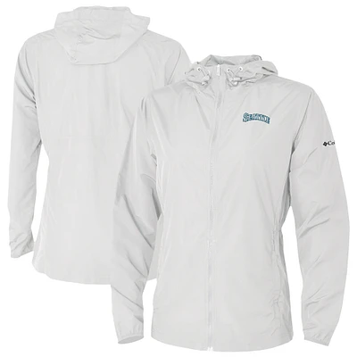 Women's Columbia White Seattle Mariners The Prodigy Full-Zip Windbreaker
