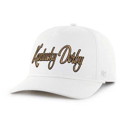 Men's '47 White 151st Kentucky Derby Overhand Hitch Adjustable Hat