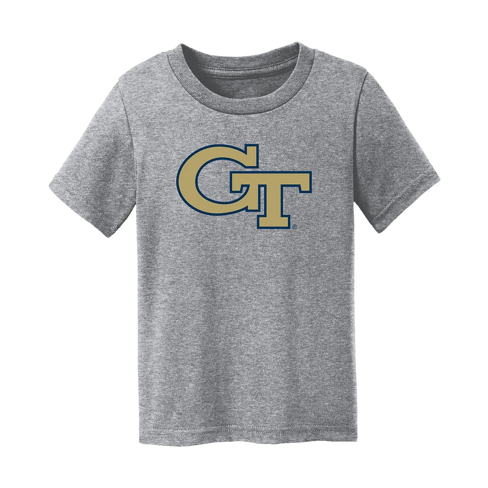 Infant Chad & Jake Heather Gray Georgia Tech Yellow Jackets Primary Logo T-Shirt