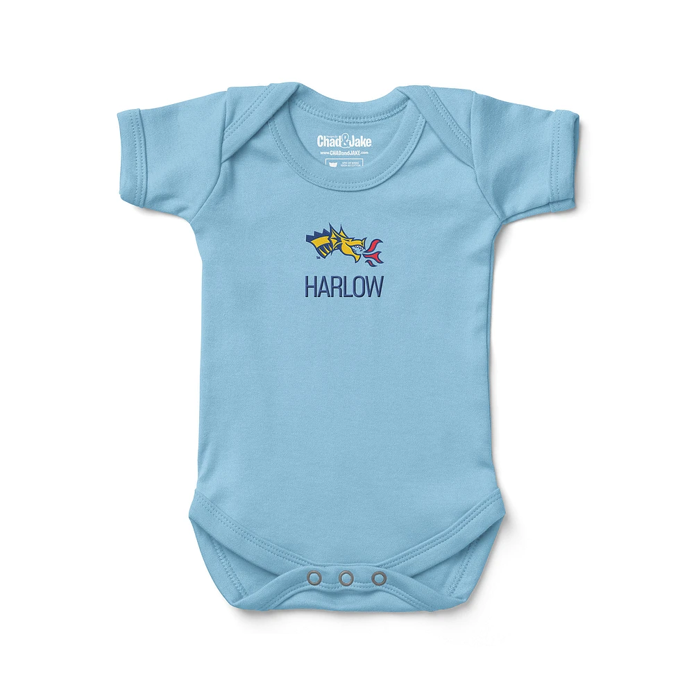 Infant Chad & Jake Drexel Dragons Logo Personalized Bodysuit
