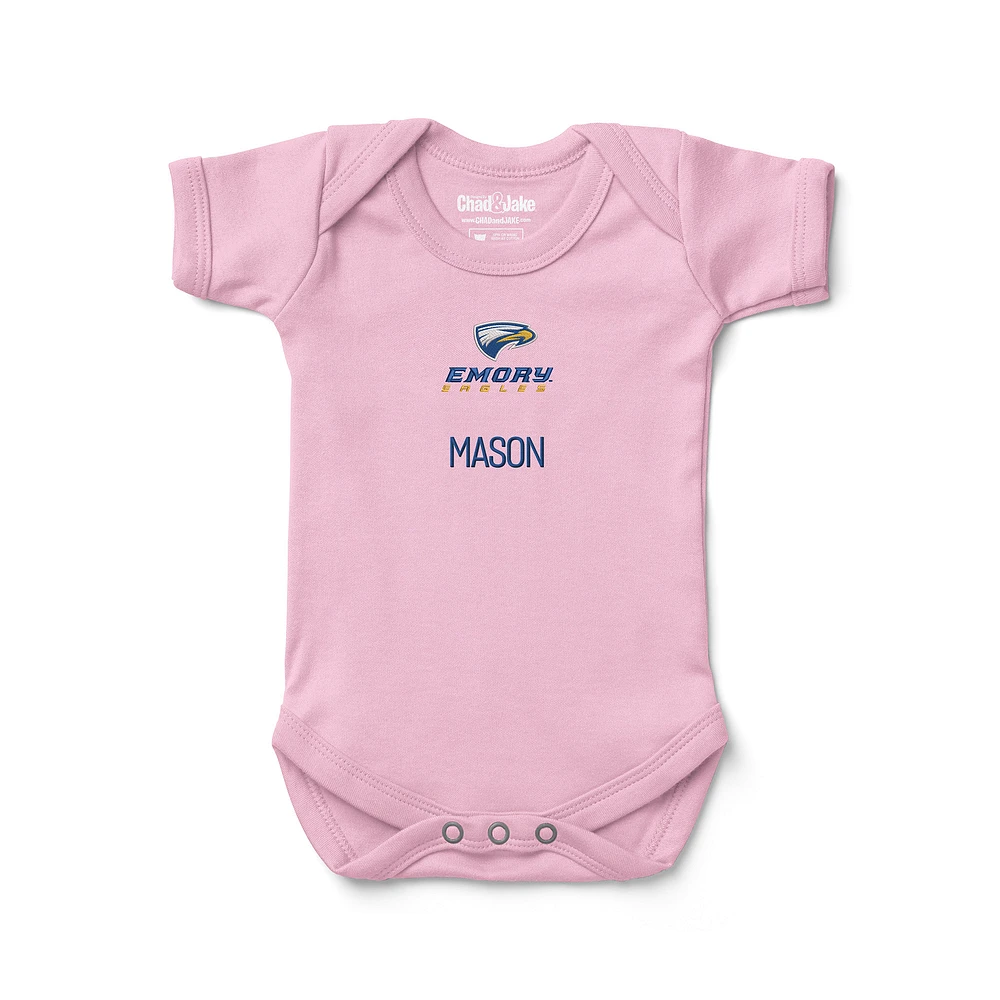 Infant Chad & Jake Emory Eagles Logo Personalized Bodysuit