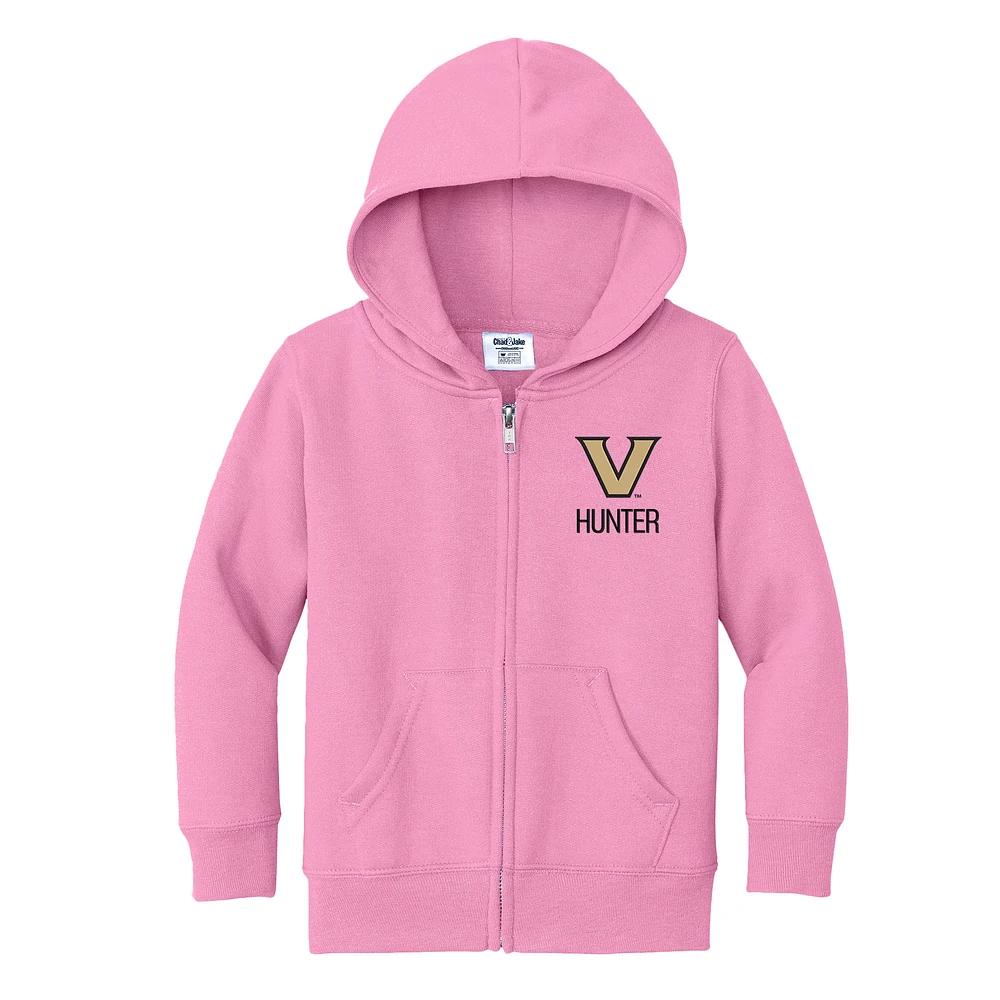 Toddler Chad & Jake Vanderbilt Commodores Personalized Full-Zip Hoodie