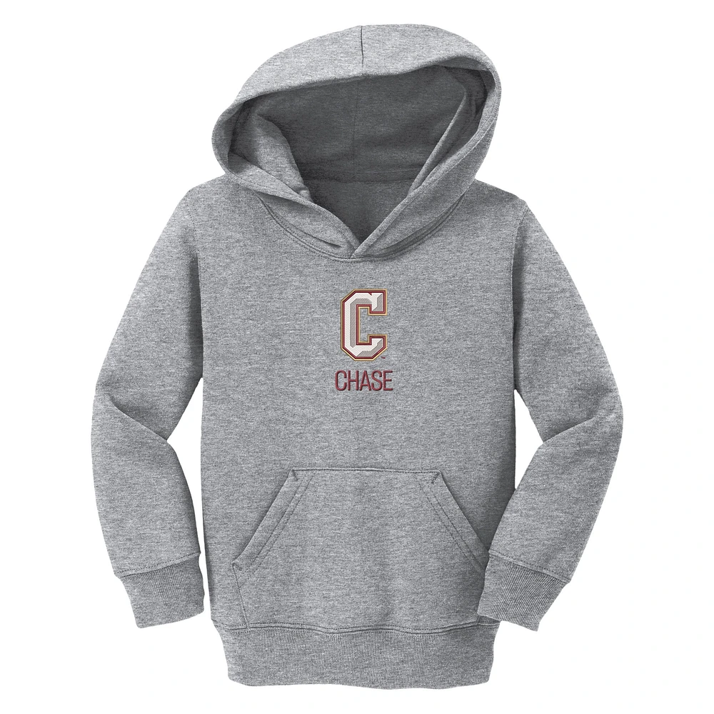 Toddler Chad & Jake Heather Gray Charleston Cougars Personalized Pullover Hoodie