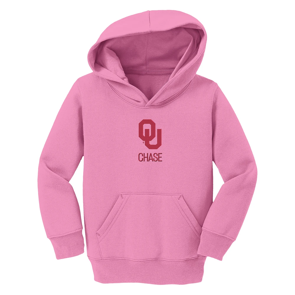 Toddler Chad & Jake Oklahoma Sooners Personalized Pullover Hoodie