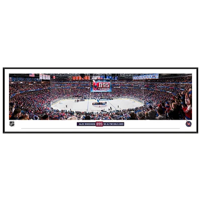 Alexander Ovechkin Washington Capitals NHL All-Time Leading Goal Scorer 40.25" x 13.75" Ceremony Framed Panoramic Photograph