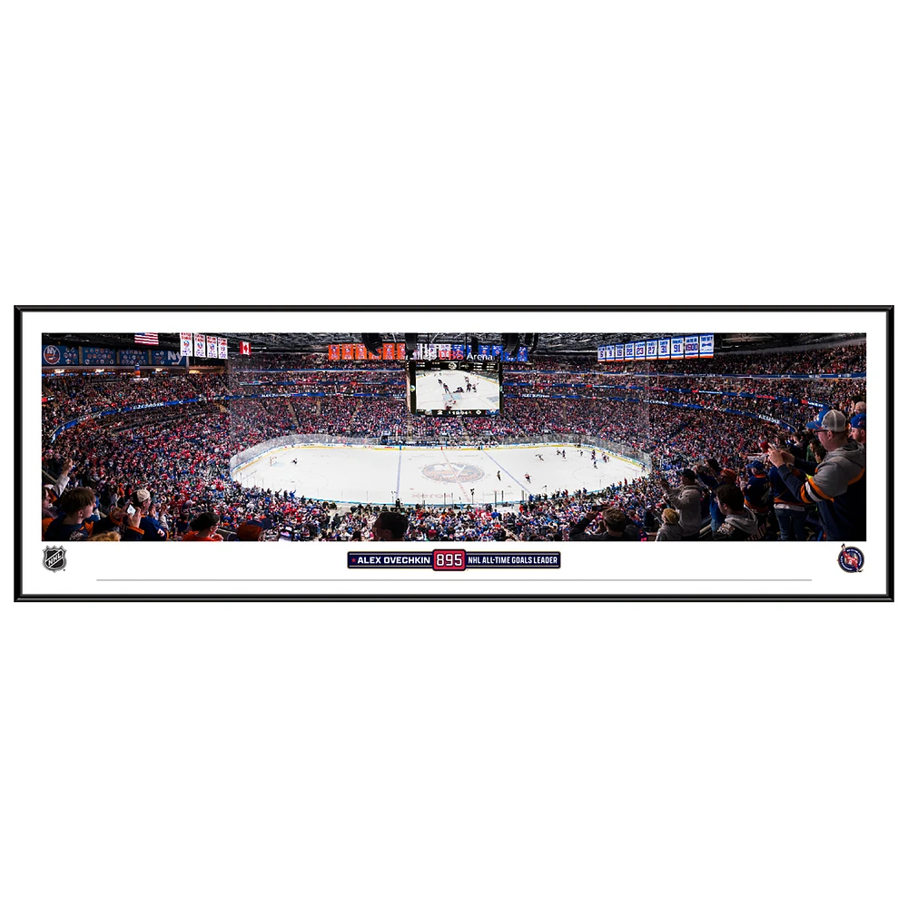 Alexander Ovechkin Washington Capitals NHL All-Time Leading Goal Scorer 40.25" x 13.75" 895 Framed Panoramic Photograph