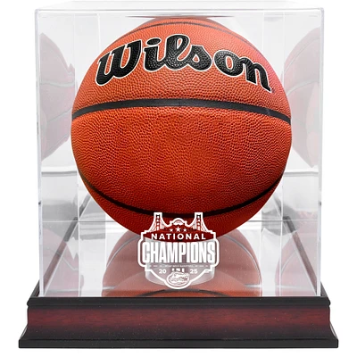 Florida Gators 2025 NCAA Men’s Basketball National Champions Mahogany Basketball Display Case