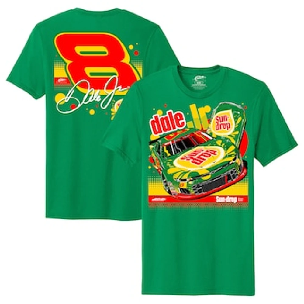 Men's JR Motorsports Official Team Apparel Kelly Green Dale Earnhardt Jr. Sun Drop #8 Camaro T-Shirt