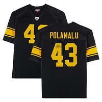 Troy Polamalu Pittsburgh Steelers Autographed Black Mitchell & Ness Authentic Jersey