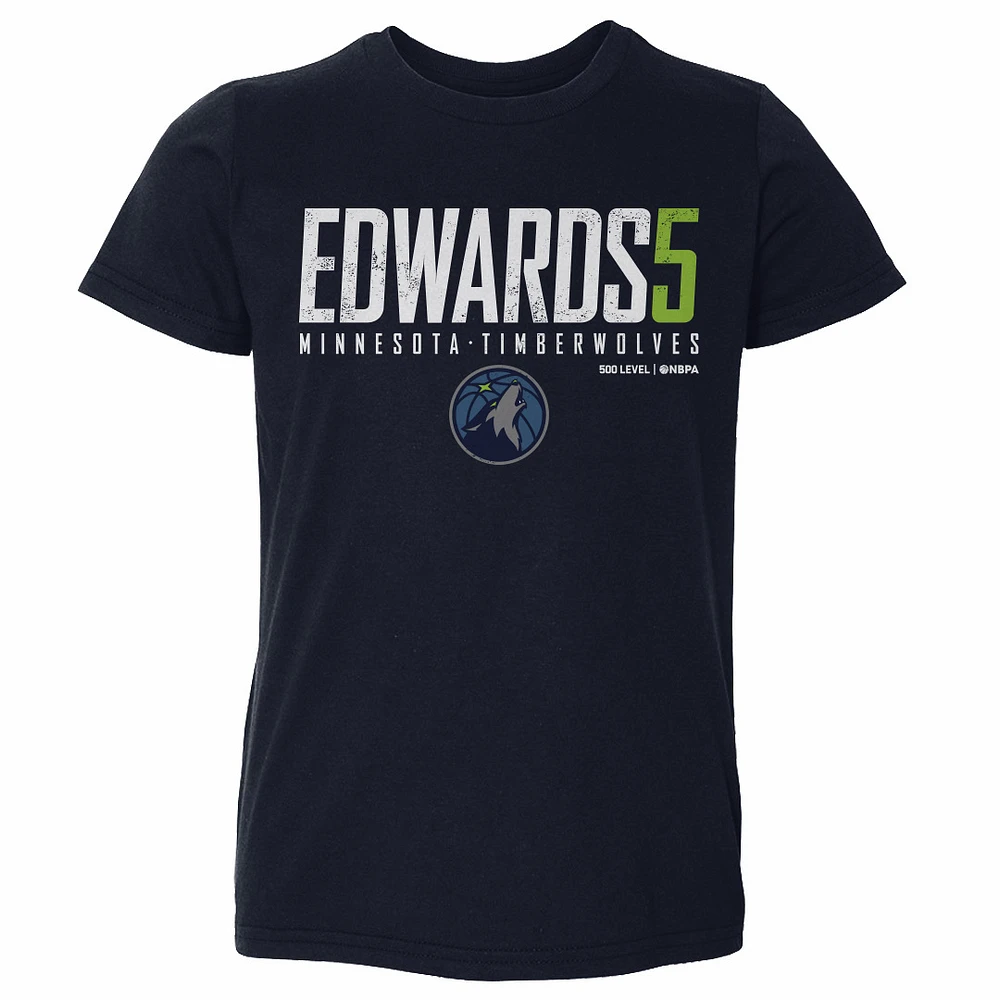 Toddler 500 Level Anthony Edwards Navy Minnesota Timberwolves Elite T-Shirt
