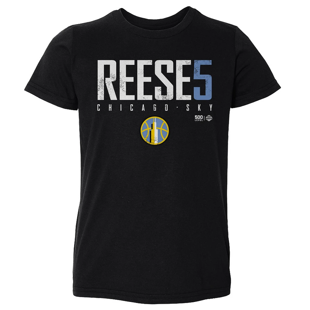 Toddler 500 Level Angel Reese Black Chicago Sky Elite T-Shirt