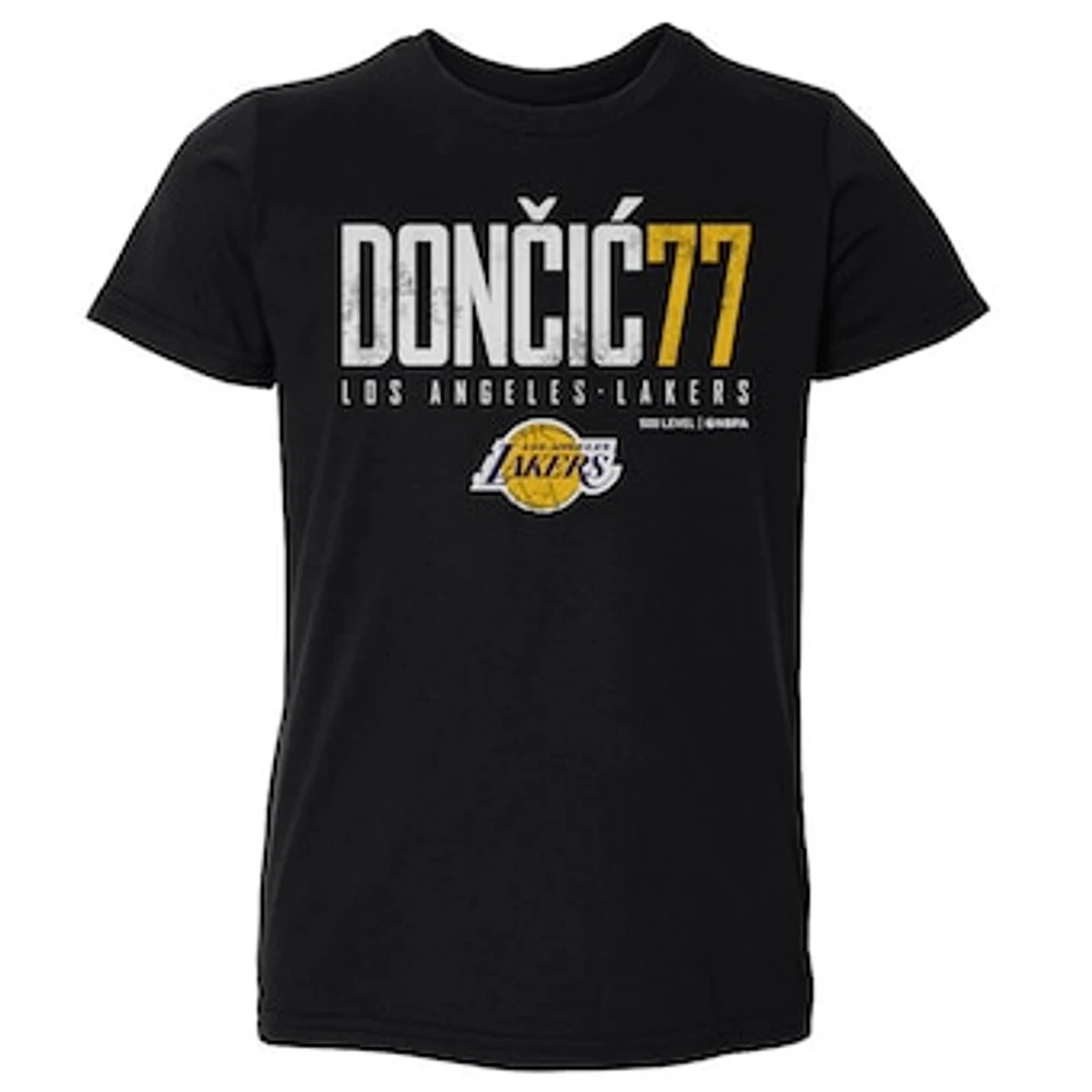 Toddler 500 Level Luka Dončić Black Los Angeles Lakers Elite T-Shirt