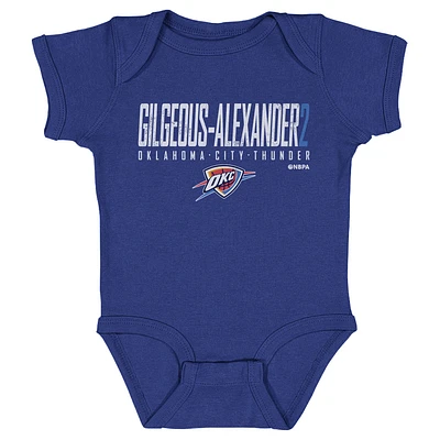 Infant 500 Level Shai Gilgeous-Alexander Blue Oklahoma City Thunder Elite Bodysuit