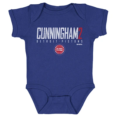 Infant 500 Level Cade Cunningham Blue Detroit Pistons Elite Bodysuit