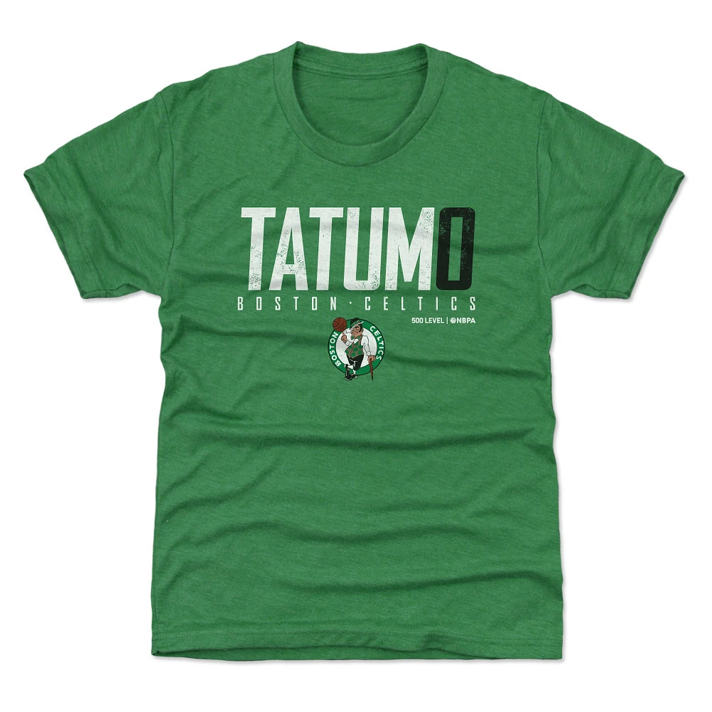 Youth 500 Level Jayson Tatum Kelly Green Boston Celtics Elite T-Shirt