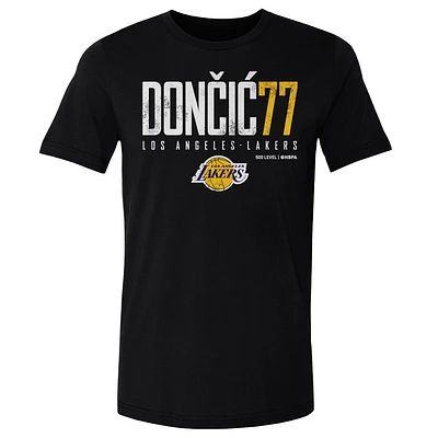 Men's 500 Level Luka Dončić Black Los Angeles Lakers Elite T-Shirt