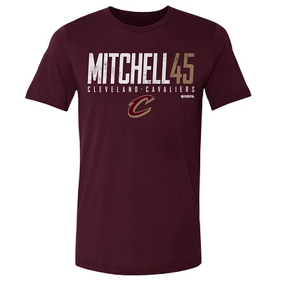 Men's 500 Level Donovan Mitchell Wine Cleveland Cavaliers Elite T-Shirt