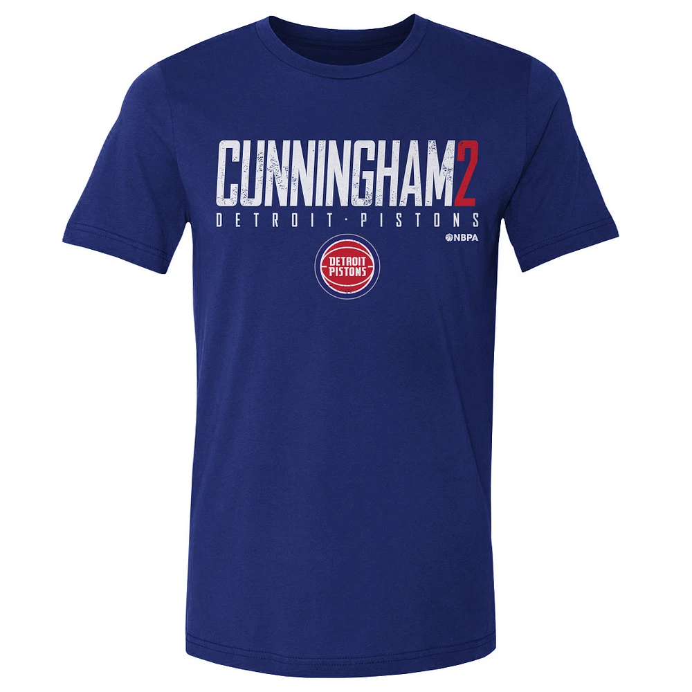 Men's 500 Level Cade Cunningham Blue Detroit Pistons Elite T-Shirt